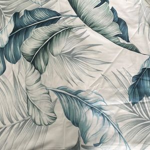 New KING SIZE Duvet Cover 3 piece set - subtle tropical vibe